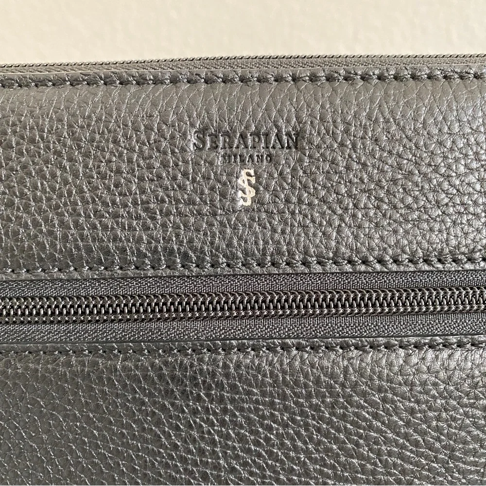 Serapian Leather Document laptop Case
